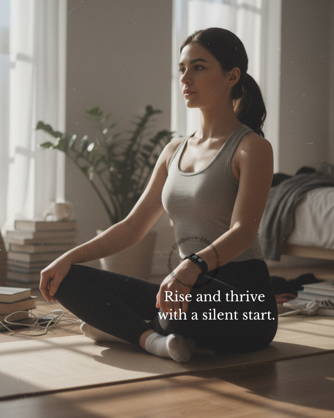 Wake-Up Alarm Band - black